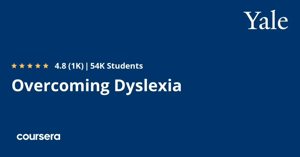 Overcoming Dyslexia course
