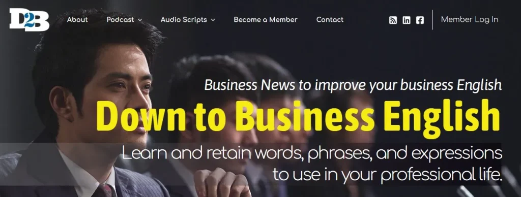 Down to business English